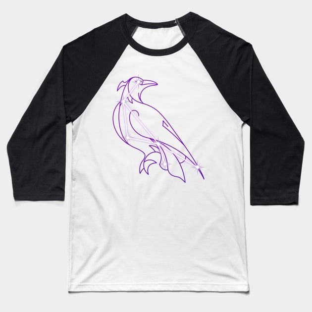 Corvus Constellation Baseball T-Shirt by GachaSlave